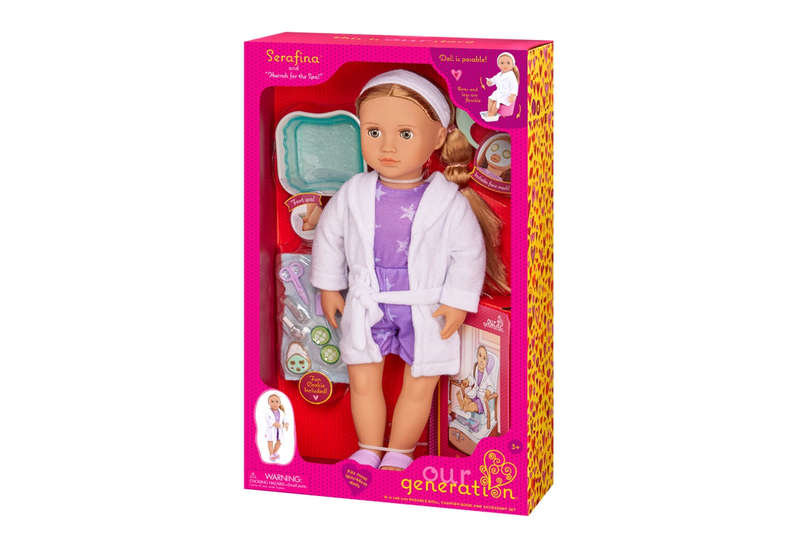 OG Deluxe Doll W/Book Serafina 18" Blonde