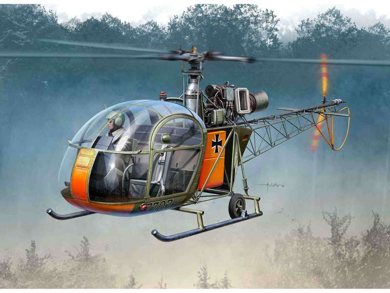 Alouettte II (scale 1 : 32)