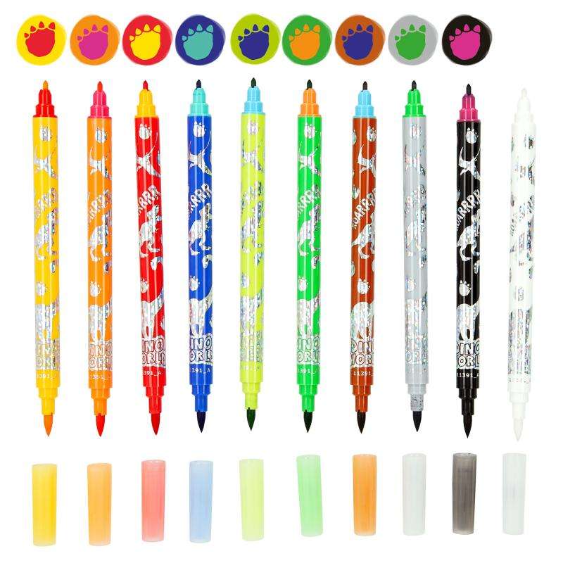 Dino World Magic Markers 10pc