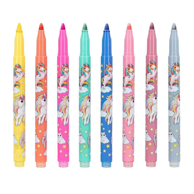Ylvi Glossy Felt Pen Set 8pc
