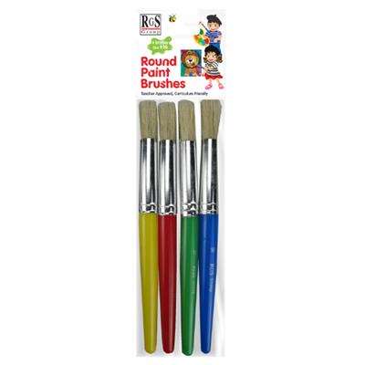 Round Paint Brushes 4pc #16