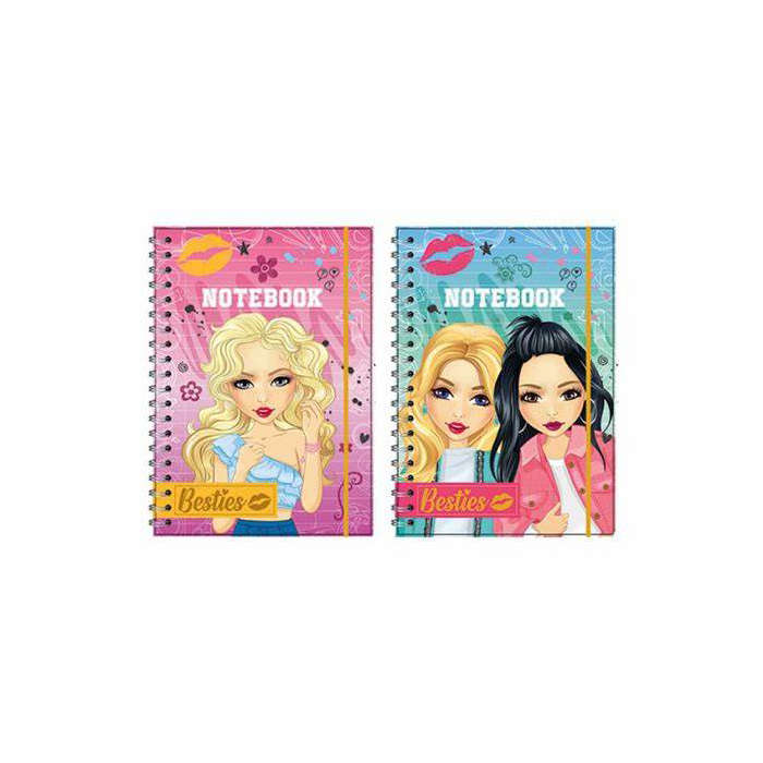 Besties Notebook A5 Assorted