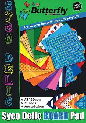 Syco Delic Cardboard Pad 160gsm 20pg