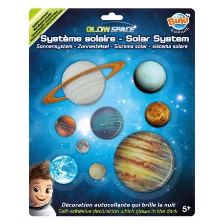 Glow In Dark Solar System 9pc (Carded)