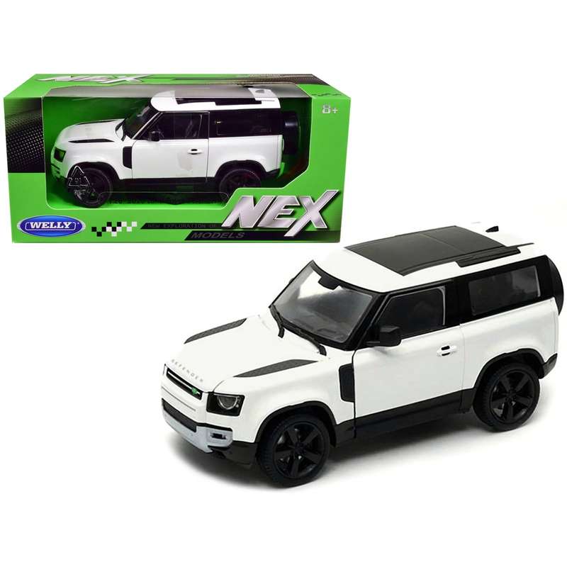 Land Rover Defender 2020 (white) (scale 1 : 26)