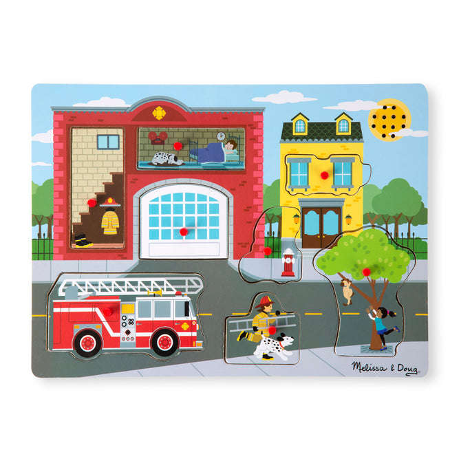 Around the fire station sound puzzle