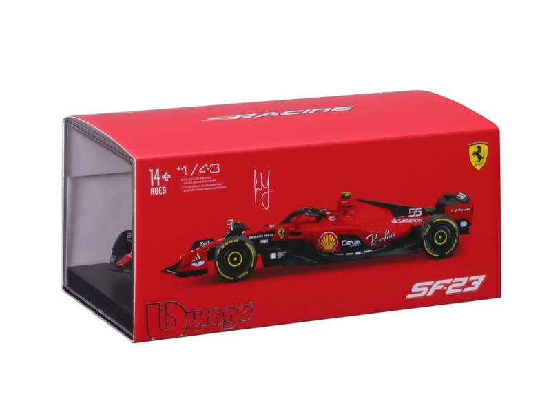 Ferrari F1 SF-23 2023 with Helmet #55 (scale 1 : 43)