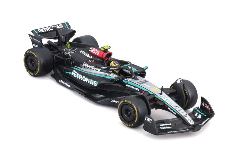 Mercedes AMG F1 W15 2024 w Helmet #44 (scale 1 : 43)