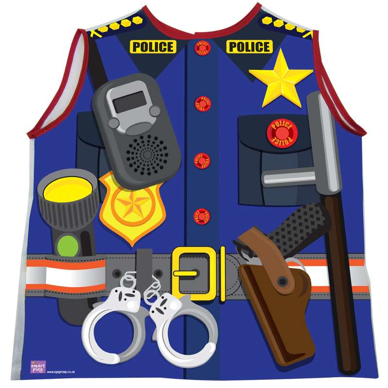 Fantasy Play Apron Police