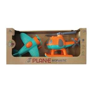 Bio Plane & Helicopter 2pc (Bioplastic) (Boxed)