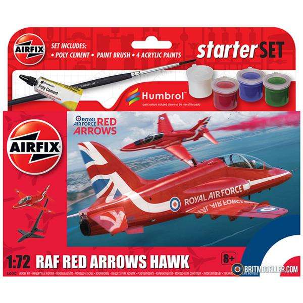 RAF Red Arrows Hawk (scale 1 : 72) (AirFix)