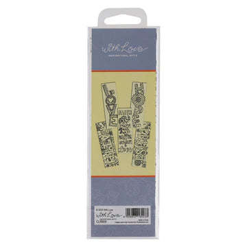 Colouring Bookmark Set - Faith 5pc ("Love" Cover)