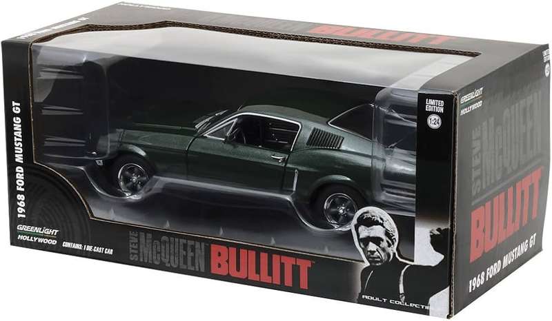 Ford Mustang GT Fastback Bullitt 1968 Green (scale 1 : 24)