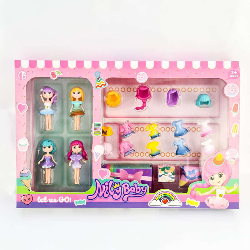 Dressing & Hair Change Dolls (Nily Baby)