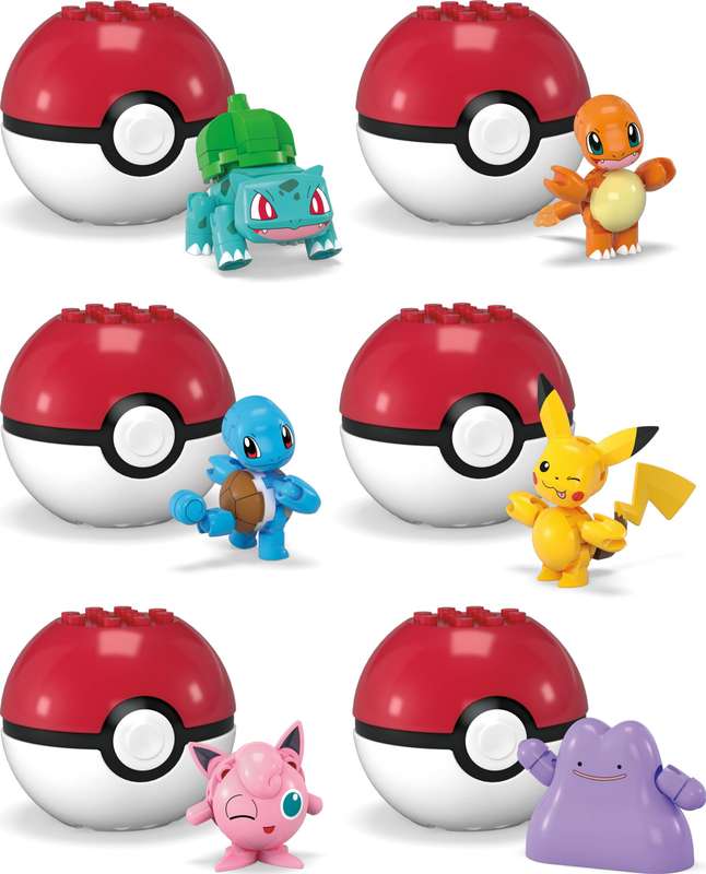 Mega Construx Pokemon Build Assorted (Pokeball Shape)