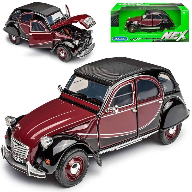 Citroen Charleston 2CV 6 Brown/Red (scale 1:24)