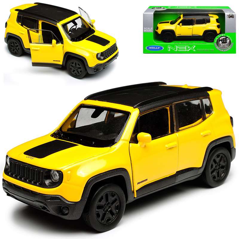 Jeep Renegade Trailhawk Yellow (scale 1 : 24)