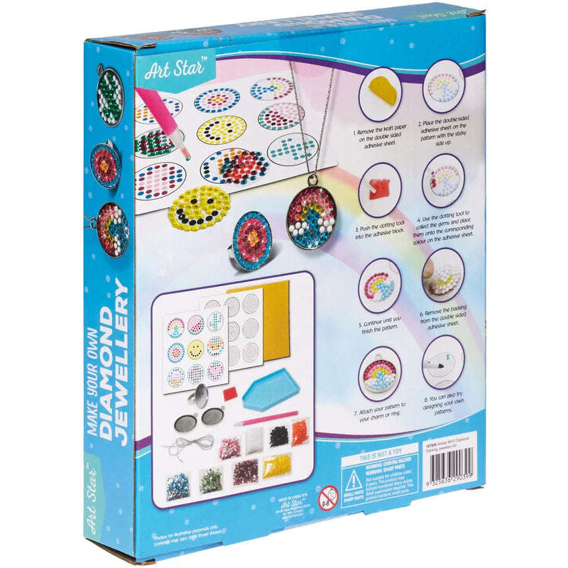 Sew Star DIY Diamond Painting Jewellery Kit (Boxed)