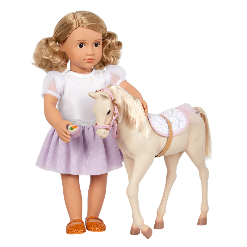 OG Birthday Foal - Palomino Party Foal 13 Inch