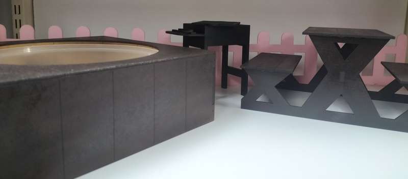 Barbie Swembad (Hout)