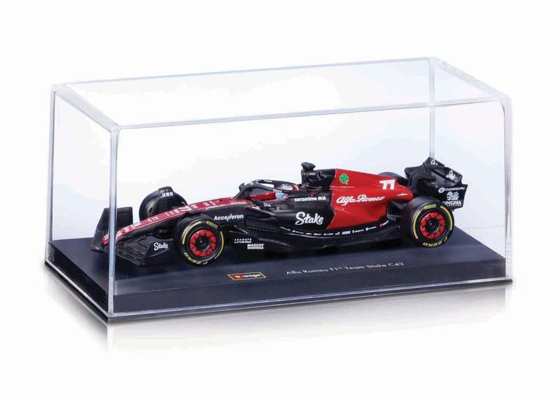Alfa Romeo F1 C43 w Helmet #77 Valtteri Bottas (1:43)
