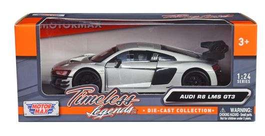 Audi R8 LMS GT3 V10 Silver (scale 1 : 24)