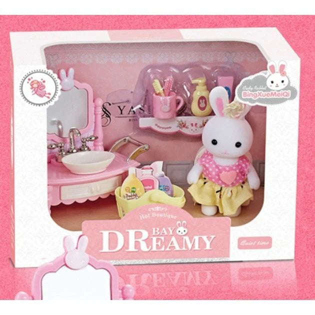 Dreamy Bay - Bunny Figurine with Sink & Acc (Boxed)
