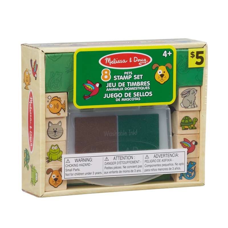 Wooden Stamp Set Pets