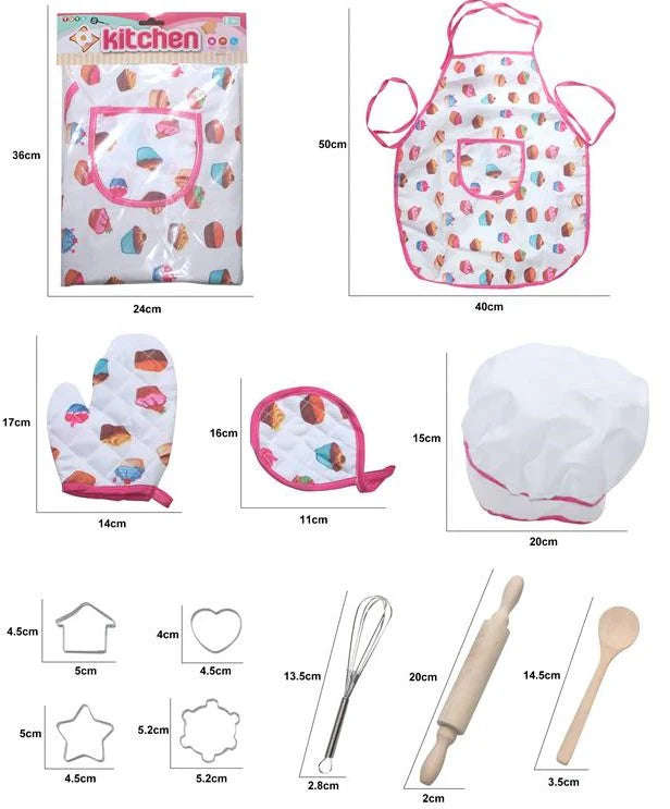 Chef's Baking Set - Pink