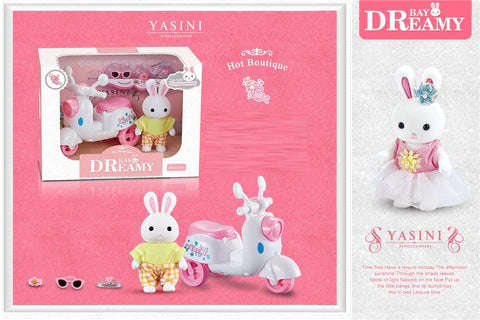 Dreamy Bay - Bunny Figurine with Scooter & Acc (Boxed)
