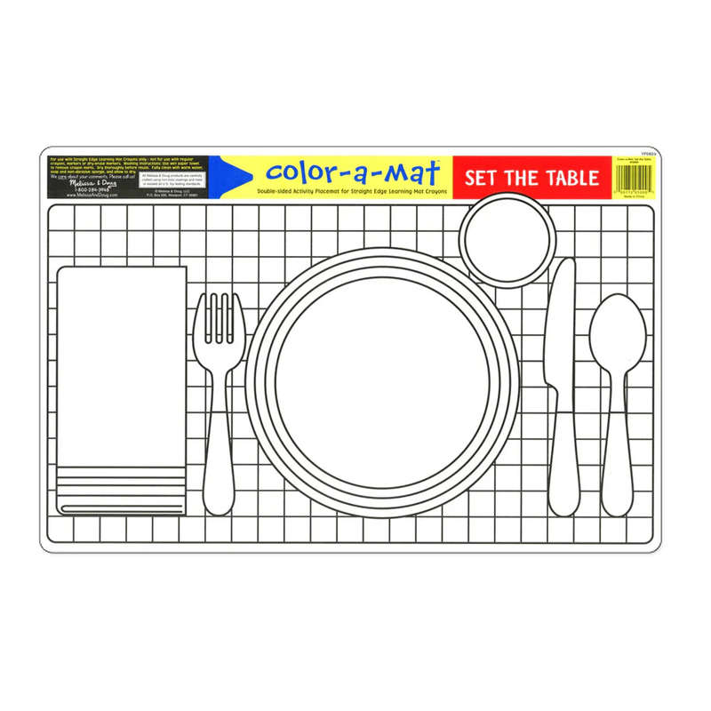 Set The Table Colour A Mat