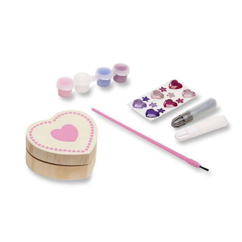 Decorate Your Own Wooden Heart Box