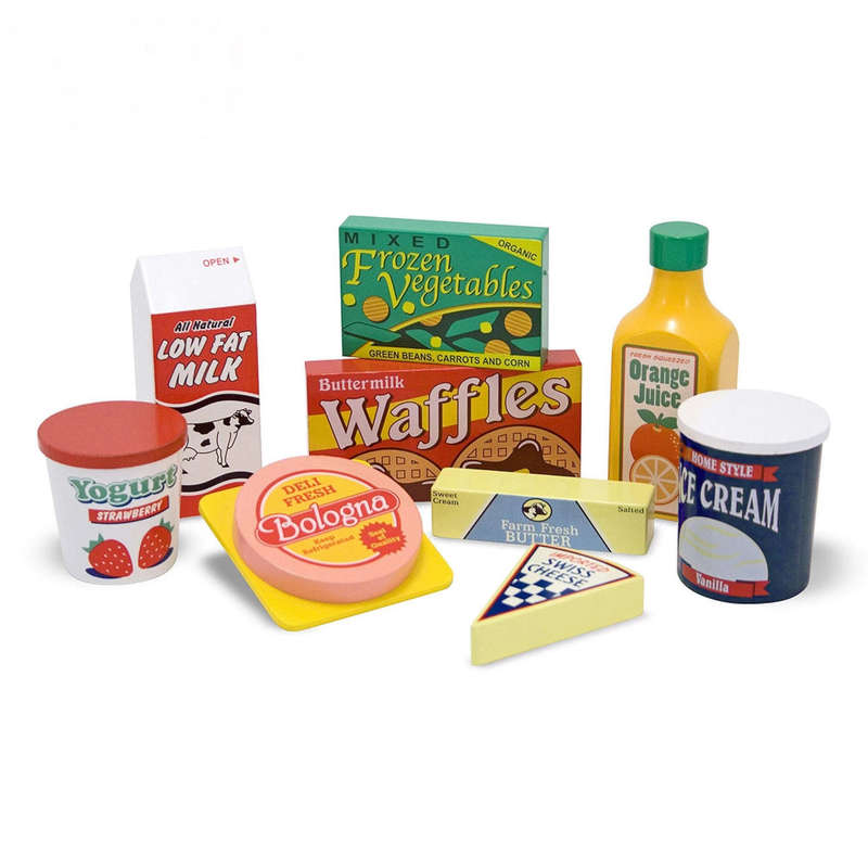 Wooden Fridge Food Set