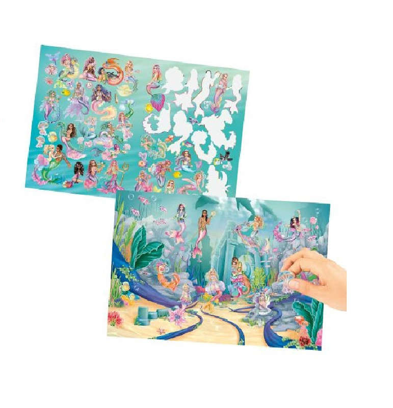 Top Model Metallic Sticker World Mermaid