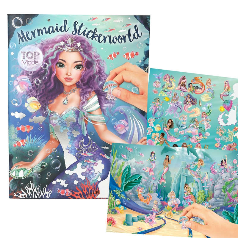 Top Model Metallic Sticker World Mermaid