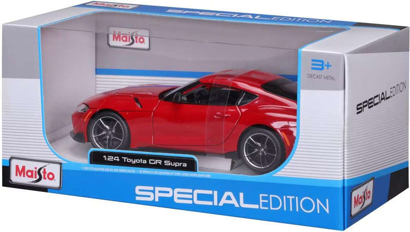 Toyota Supra GR 2022 Red (scale 1 : 24)