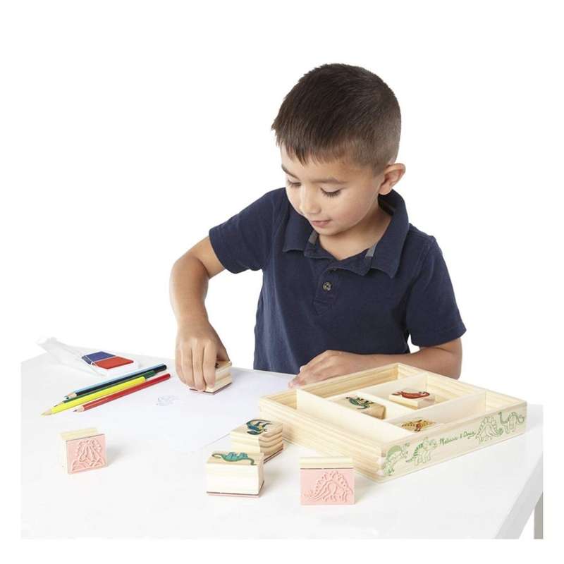 Dinosaur Wooden Stamp Set