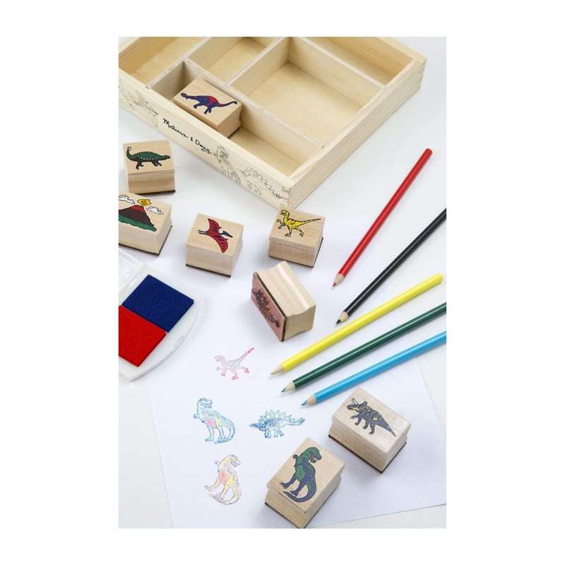 Dinosaur Wooden Stamp Set