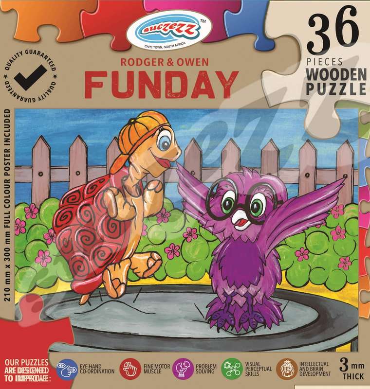 Puzzle 36pc Roger & Owen Funday (Wooden)