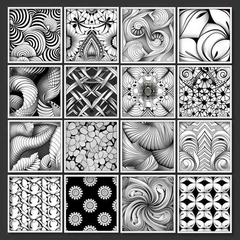 Fine Art - Geometric Harmony 300 x 300mm