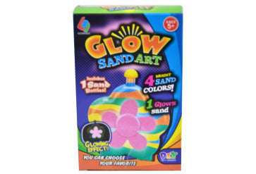 Glow In the Dark Sand Art Set (Glow Sand Art) (Boxed)