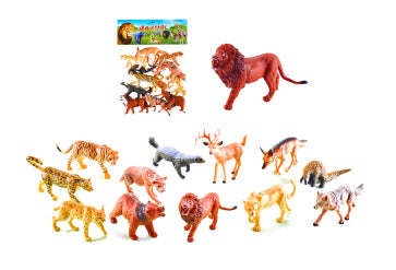 Wild Animals 12pc (in Bag) (Animal Kingdom)