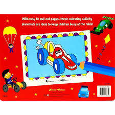 Colour My Placemat - Things That Go