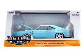 Dodge Charger Daytona Light Blue 1969 (scale 1 : 24)(Bigtime
