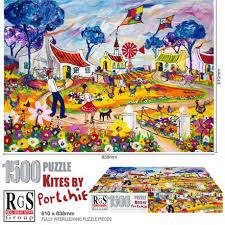 Puzzle 1500pc Kites By Portchie (RGS)
