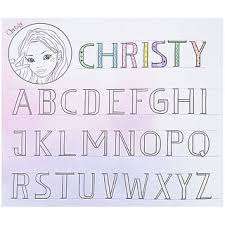 Top Model Creative Lettering