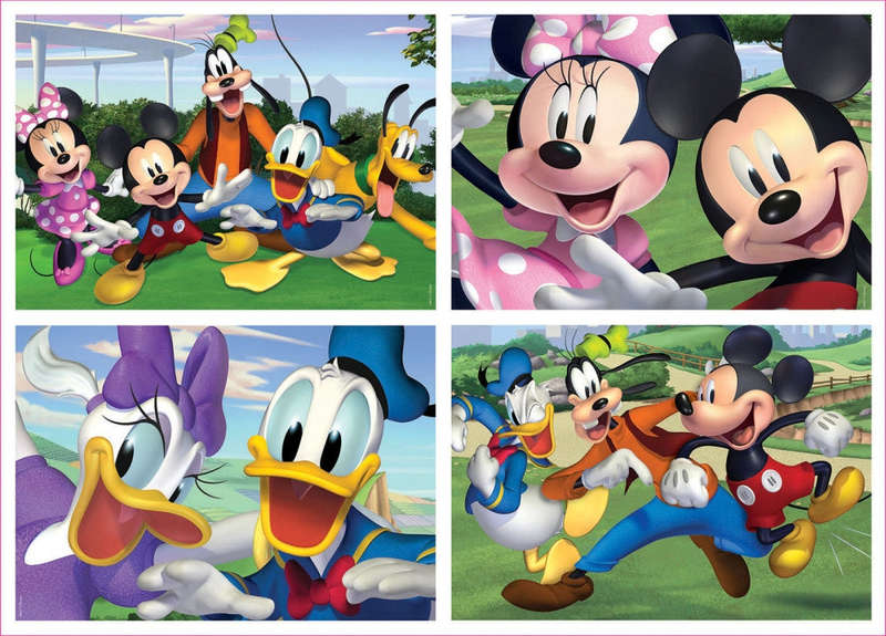 Mickey & Friends - Puzzle 20, 40, 60 & 80pc Multi Mickey & Friends