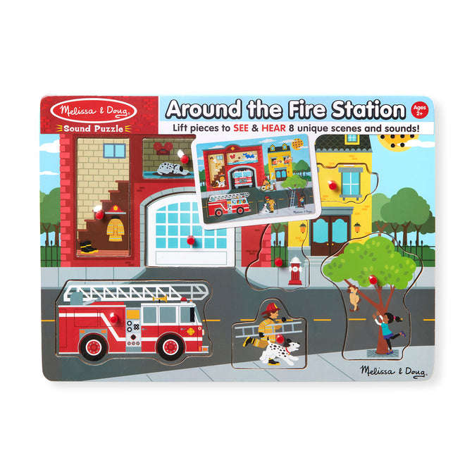 Around the fire station sound puzzle