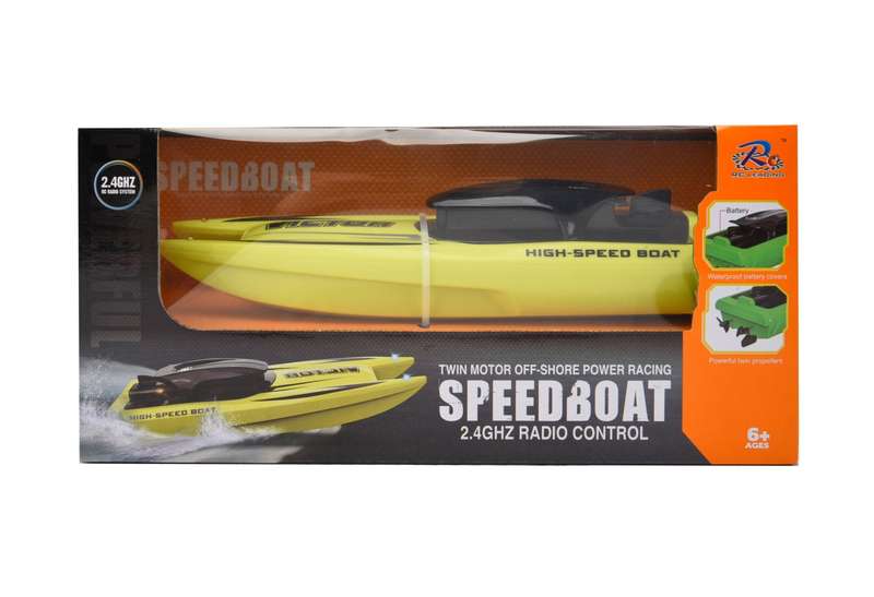 R/C 2.4GHz Speedboat Assorted (Boxed)