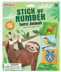 Sew Star - Stick By Number Forest Animals